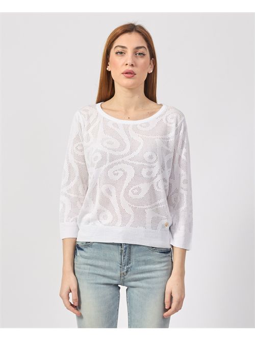 Yes Zee openwork sweater in viscose YES ZEE | M437-I9000101